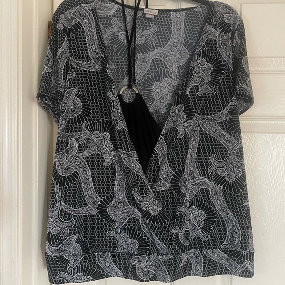 Rare unique sewn in halter top blouse 14/16 - Picture 2 of 11